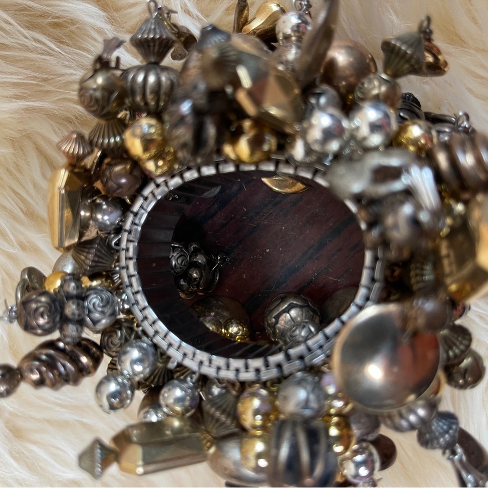 Vintage Cha-Cha Charm Bracelet- Eclectic  1980s/1990s Speidel-style reproduction